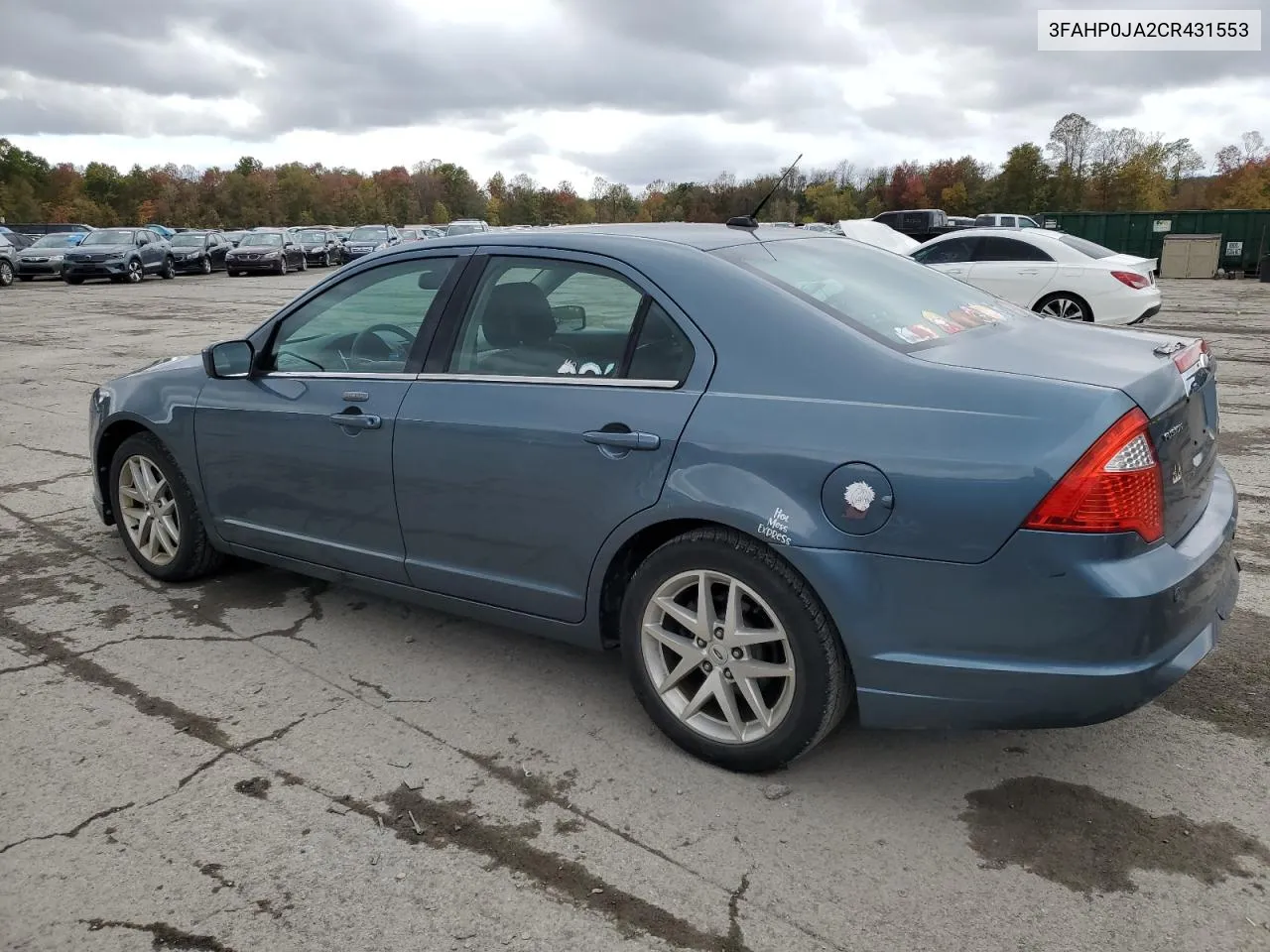 2012 Ford Fusion Sel VIN: 3FAHP0JA2CR431553 Lot: 76228244