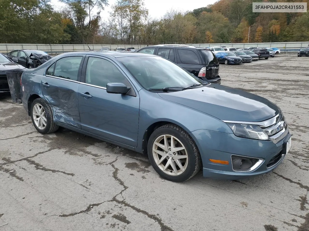 2012 Ford Fusion Sel VIN: 3FAHP0JA2CR431553 Lot: 76228244