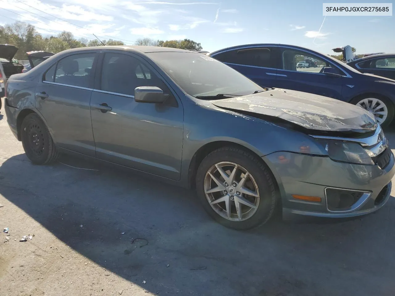 2012 Ford Fusion Sel VIN: 3FAHP0JGXCR275685 Lot: 76253494