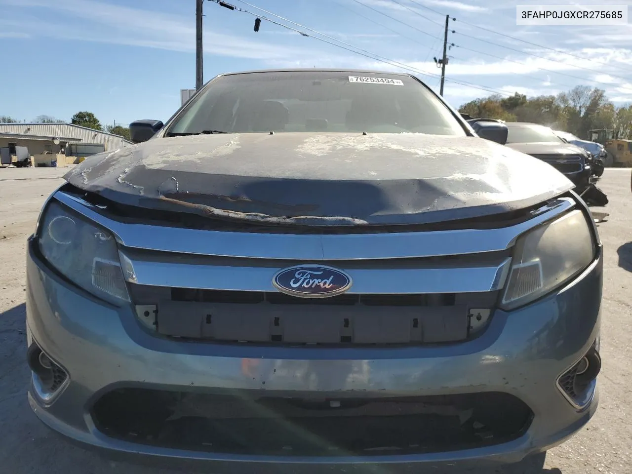 2012 Ford Fusion Sel VIN: 3FAHP0JGXCR275685 Lot: 76253494