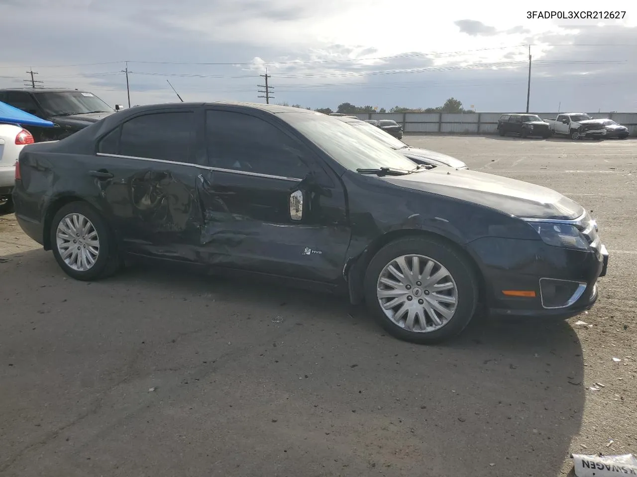 2012 Ford Fusion Hybrid VIN: 3FADP0L3XCR212627 Lot: 76337824