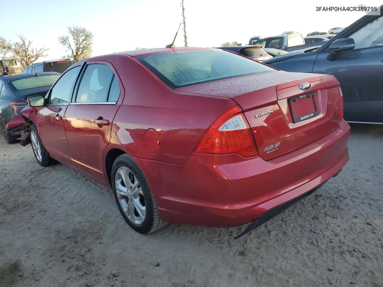 2012 Ford Fusion Se VIN: 3FAHP0HA4CR389795 Lot: 76399864