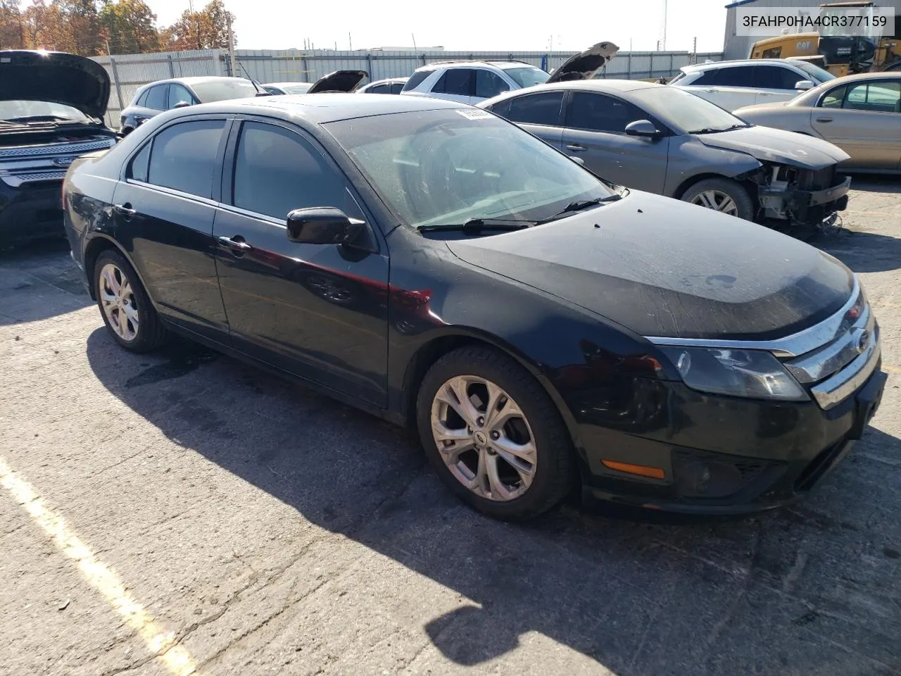 2012 Ford Fusion Se VIN: 3FAHP0HA4CR377159 Lot: 76536094