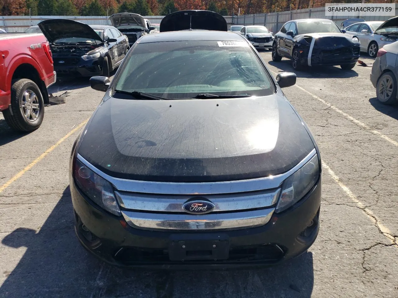 2012 Ford Fusion Se VIN: 3FAHP0HA4CR377159 Lot: 76536094