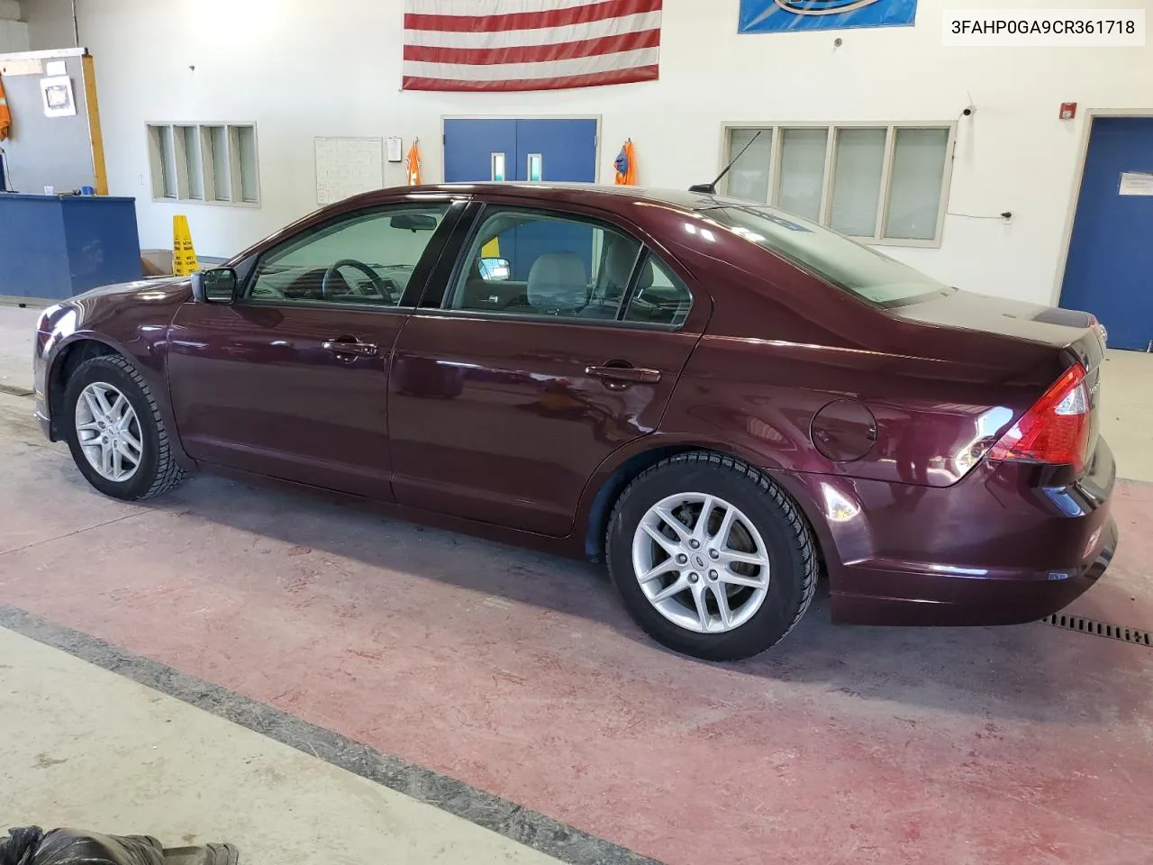 2012 Ford Fusion S VIN: 3FAHP0GA9CR361718 Lot: 76774244