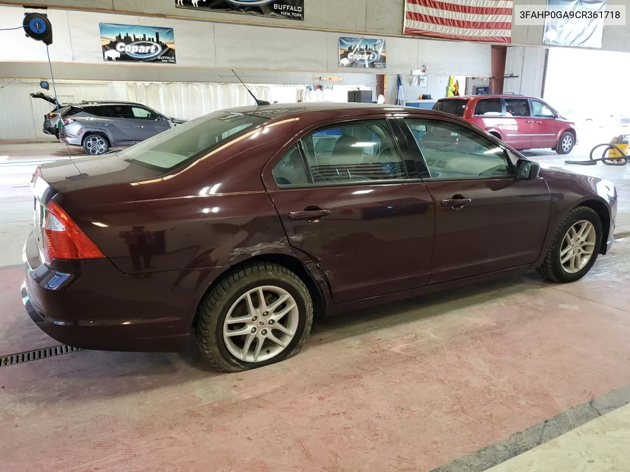 2012 Ford Fusion S VIN: 3FAHP0GA9CR361718 Lot: 76774244