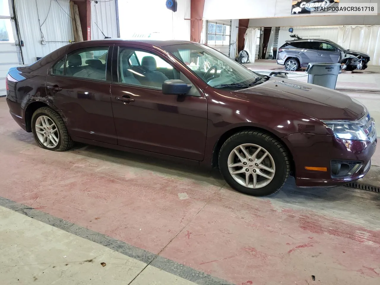 2012 Ford Fusion S VIN: 3FAHP0GA9CR361718 Lot: 76774244