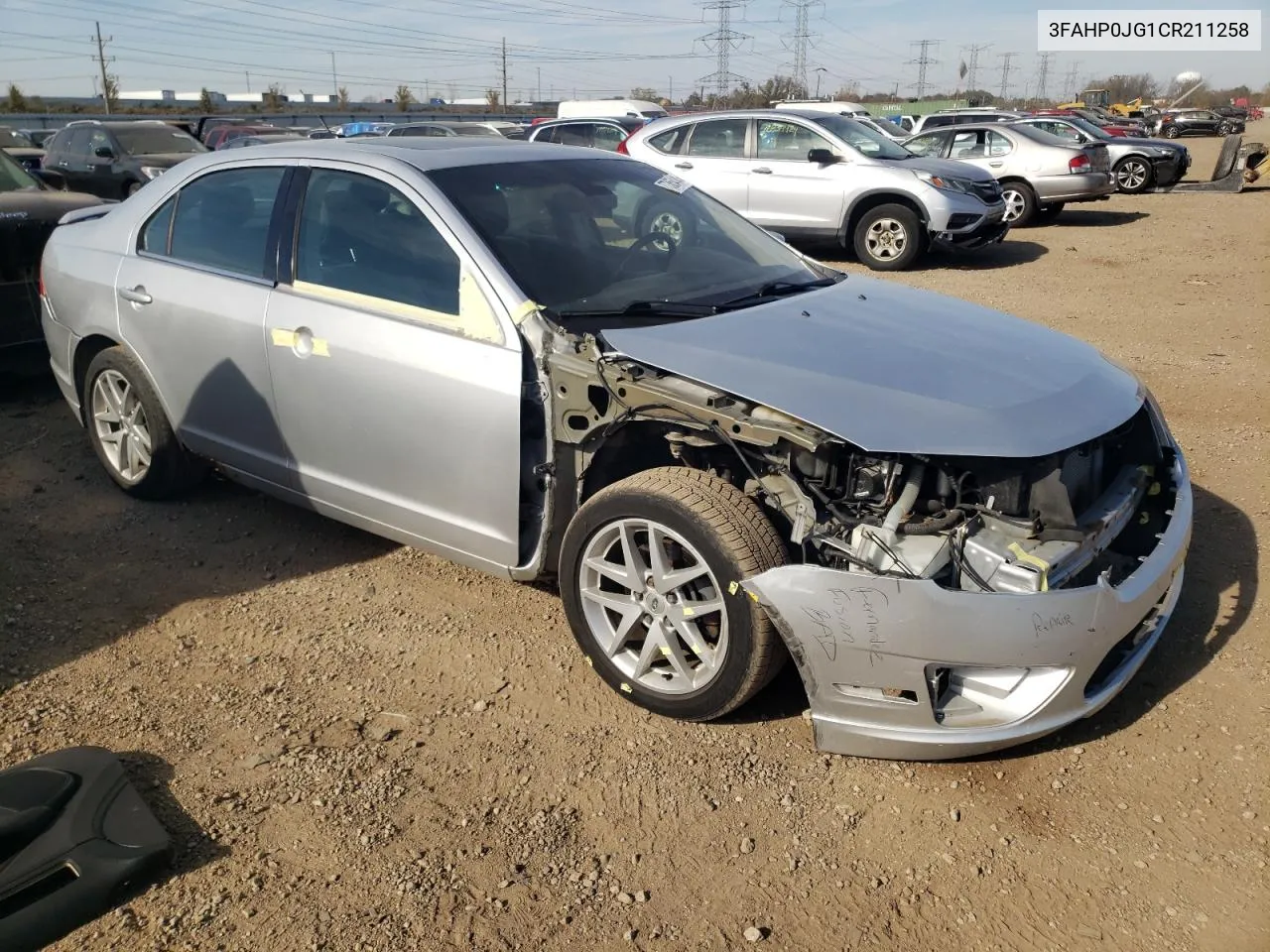 2012 Ford Fusion Sel VIN: 3FAHP0JG1CR211258 Lot: 77365414