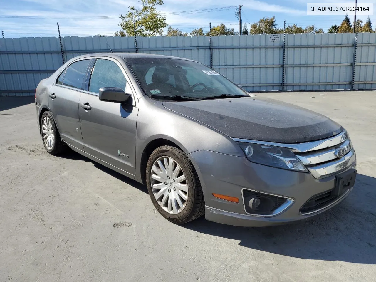 2012 Ford Fusion Hybrid VIN: 3FADP0L37CR234164 Lot: 77387424