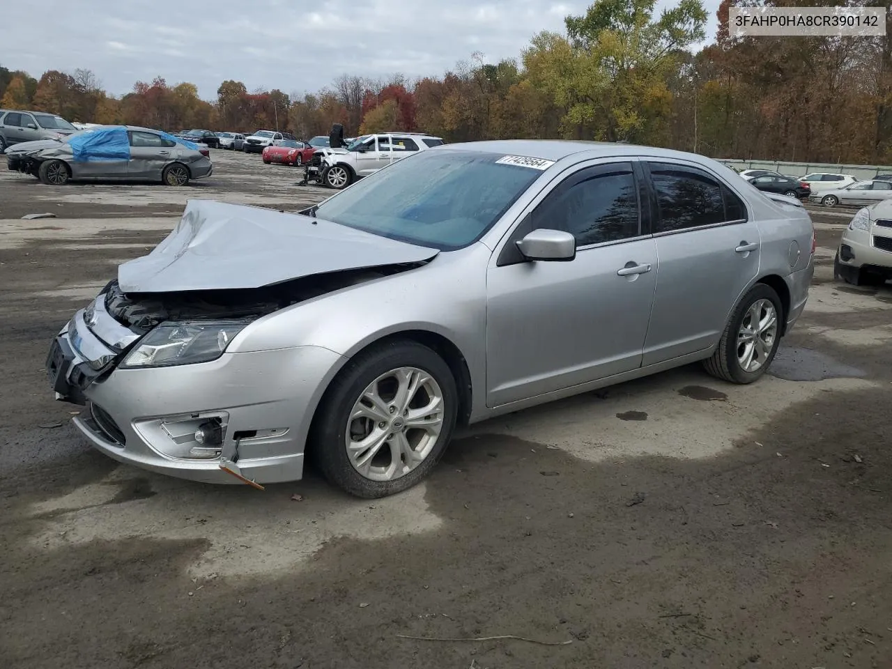 2012 Ford Fusion Se VIN: 3FAHP0HA8CR390142 Lot: 77429564