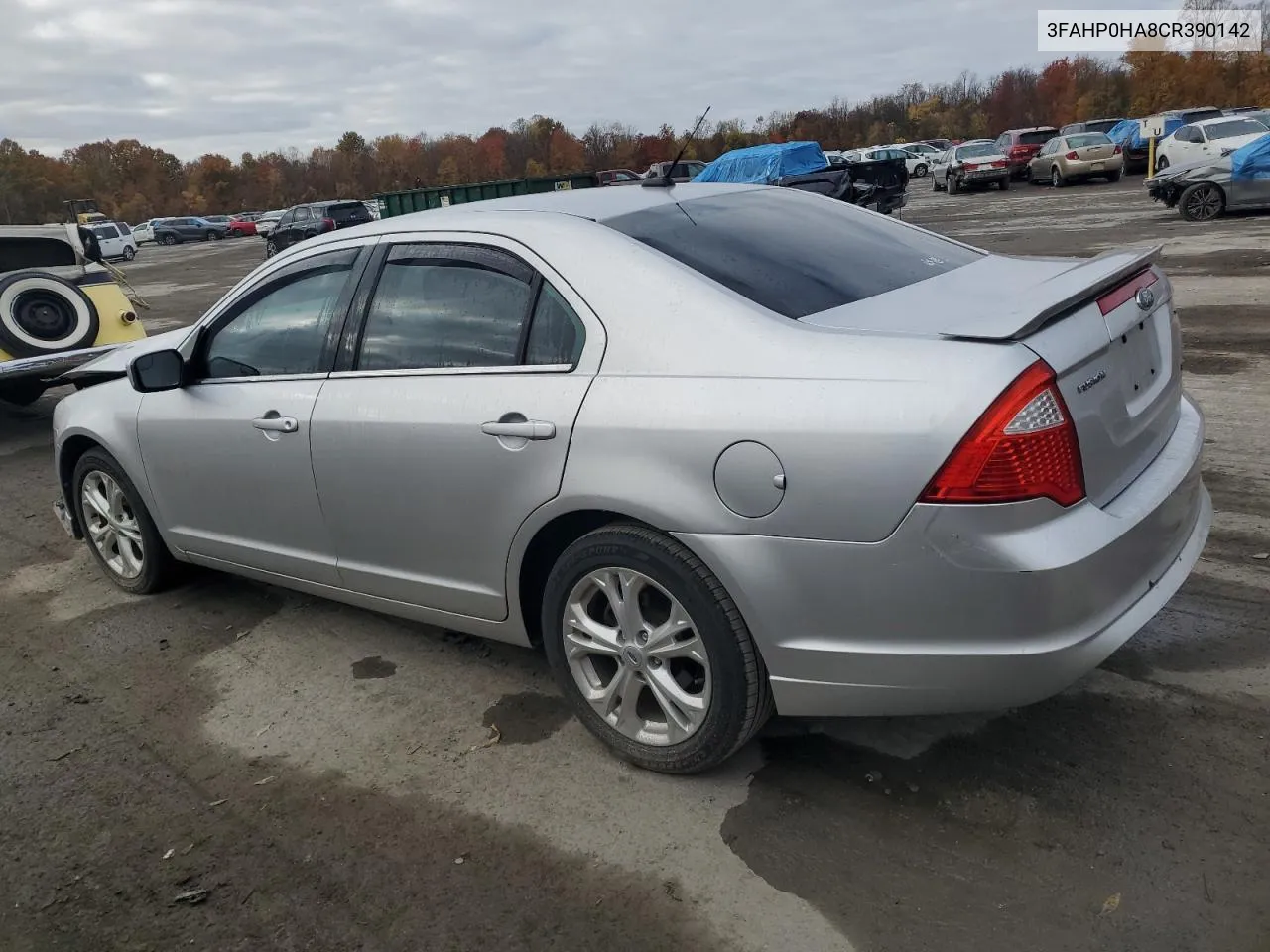 2012 Ford Fusion Se VIN: 3FAHP0HA8CR390142 Lot: 77429564