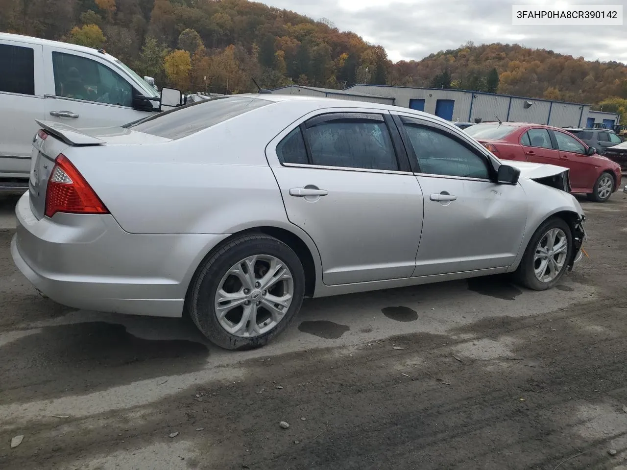 2012 Ford Fusion Se VIN: 3FAHP0HA8CR390142 Lot: 77429564