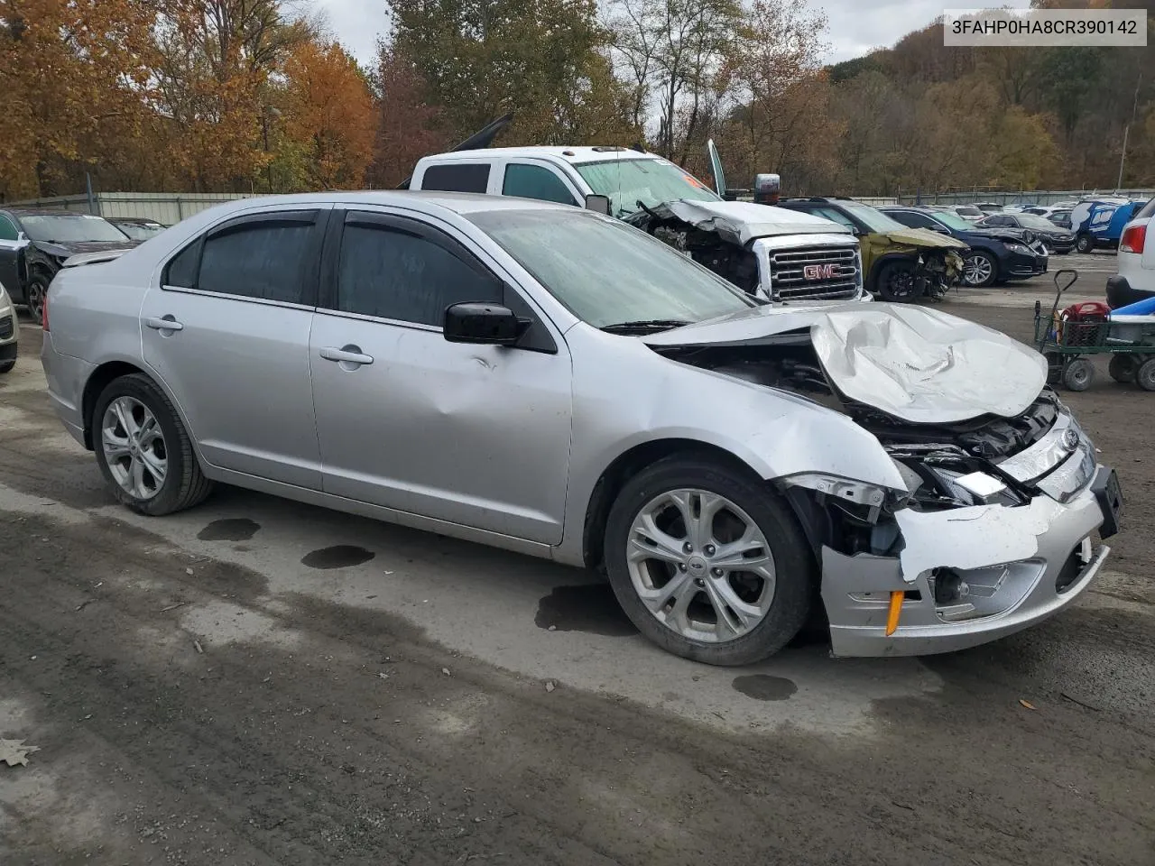 2012 Ford Fusion Se VIN: 3FAHP0HA8CR390142 Lot: 77429564