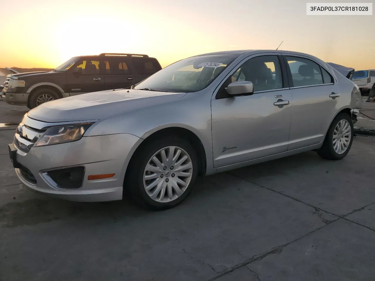 2012 Ford Fusion Hybrid VIN: 3FADP0L37CR181028 Lot: 77576284