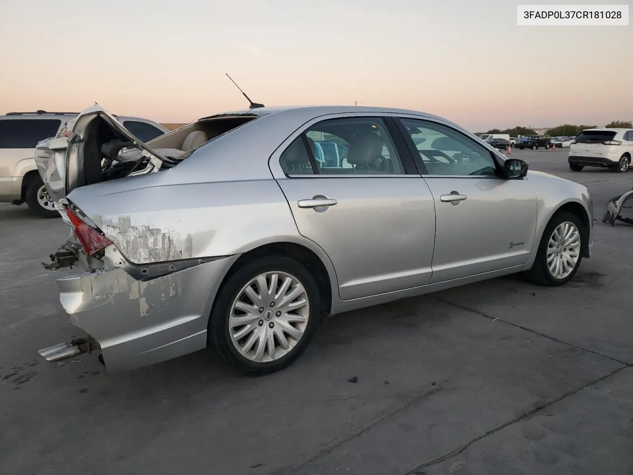 2012 Ford Fusion Hybrid VIN: 3FADP0L37CR181028 Lot: 77576284