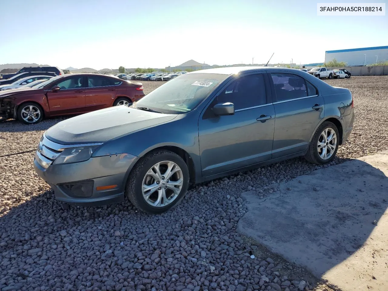 2012 Ford Fusion Se VIN: 3FAHP0HA5CR188214 Lot: 77745024