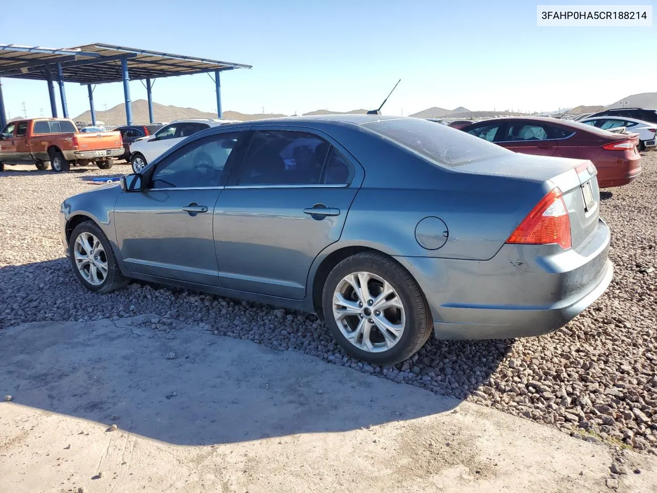 2012 Ford Fusion Se VIN: 3FAHP0HA5CR188214 Lot: 77745024