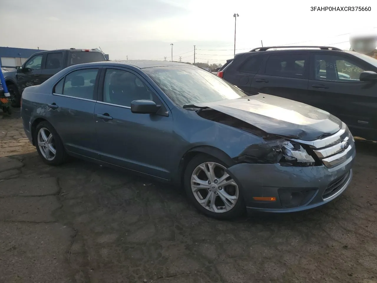 2012 Ford Fusion Se VIN: 3FAHP0HAXCR375660 Lot: 77940554