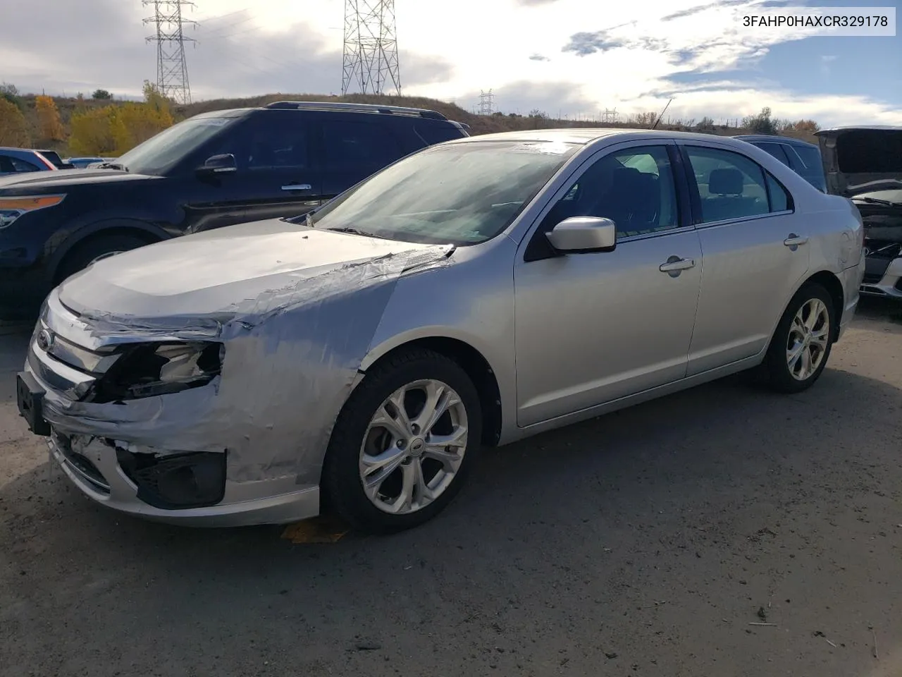 2012 Ford Fusion Se VIN: 3FAHP0HAXCR329178 Lot: 78225594