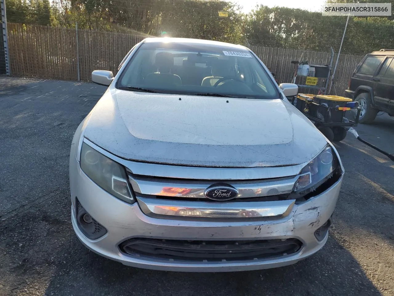 2012 Ford Fusion Se VIN: 3FAHP0HA5CR315866 Lot: 78430334