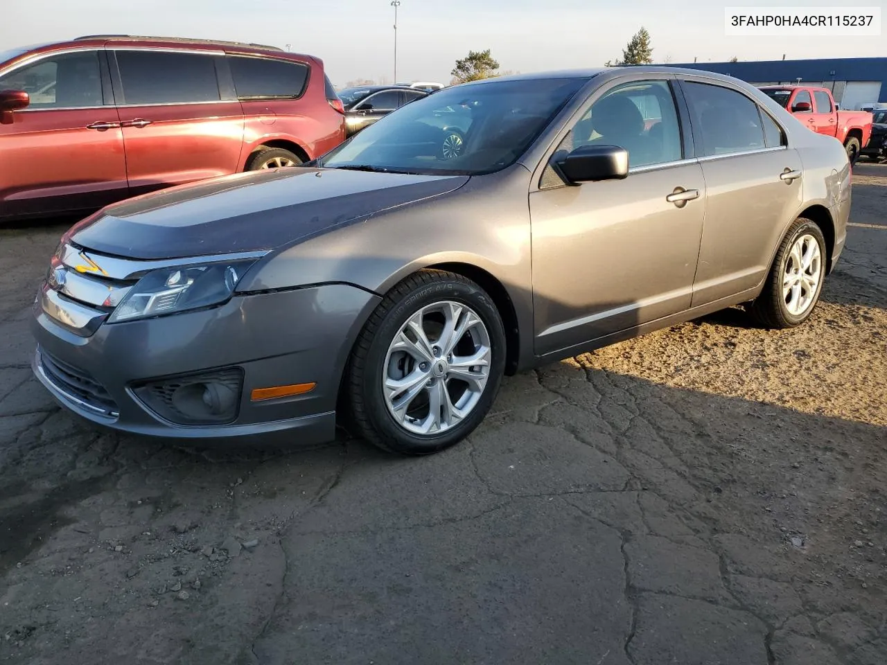 2012 Ford Fusion Se VIN: 3FAHP0HA4CR115237 Lot: 78525154