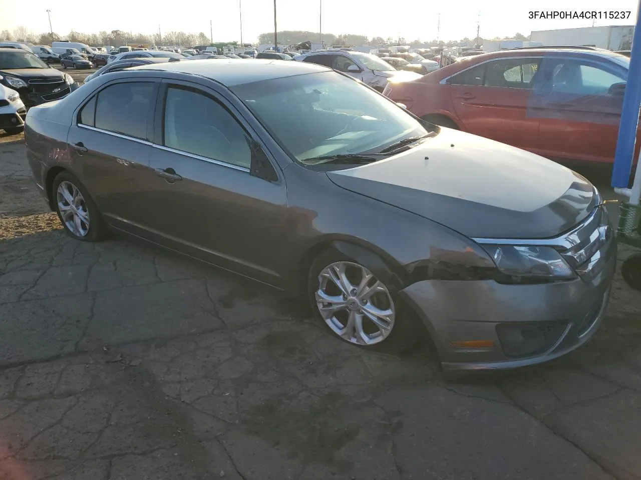 2012 Ford Fusion Se VIN: 3FAHP0HA4CR115237 Lot: 78525154