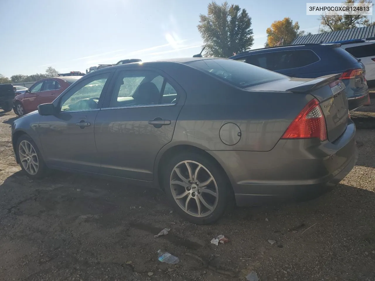 2012 Ford Fusion Sel VIN: 3FAHP0CGXCR124813 Lot: 78545574