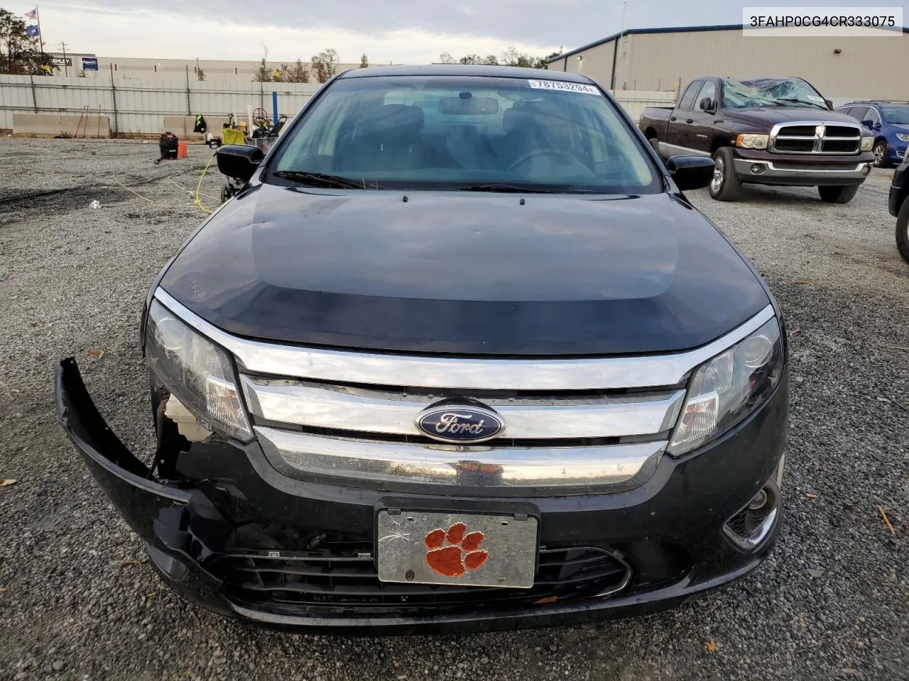 2012 Ford Fusion Sel VIN: 3FAHP0CG4CR333075 Lot: 78753294