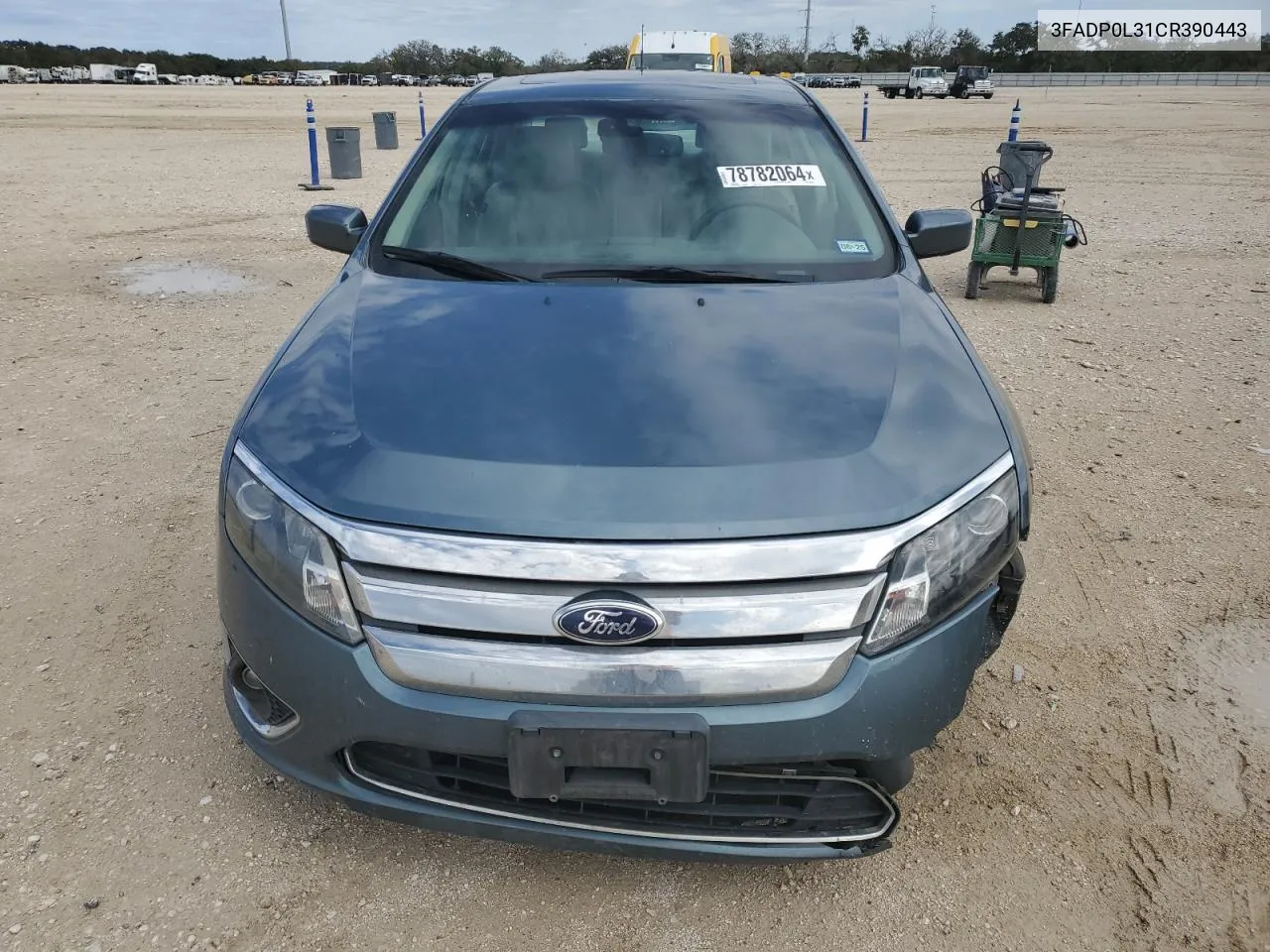 2012 Ford Fusion Hybrid VIN: 3FADP0L31CR390443 Lot: 78782064