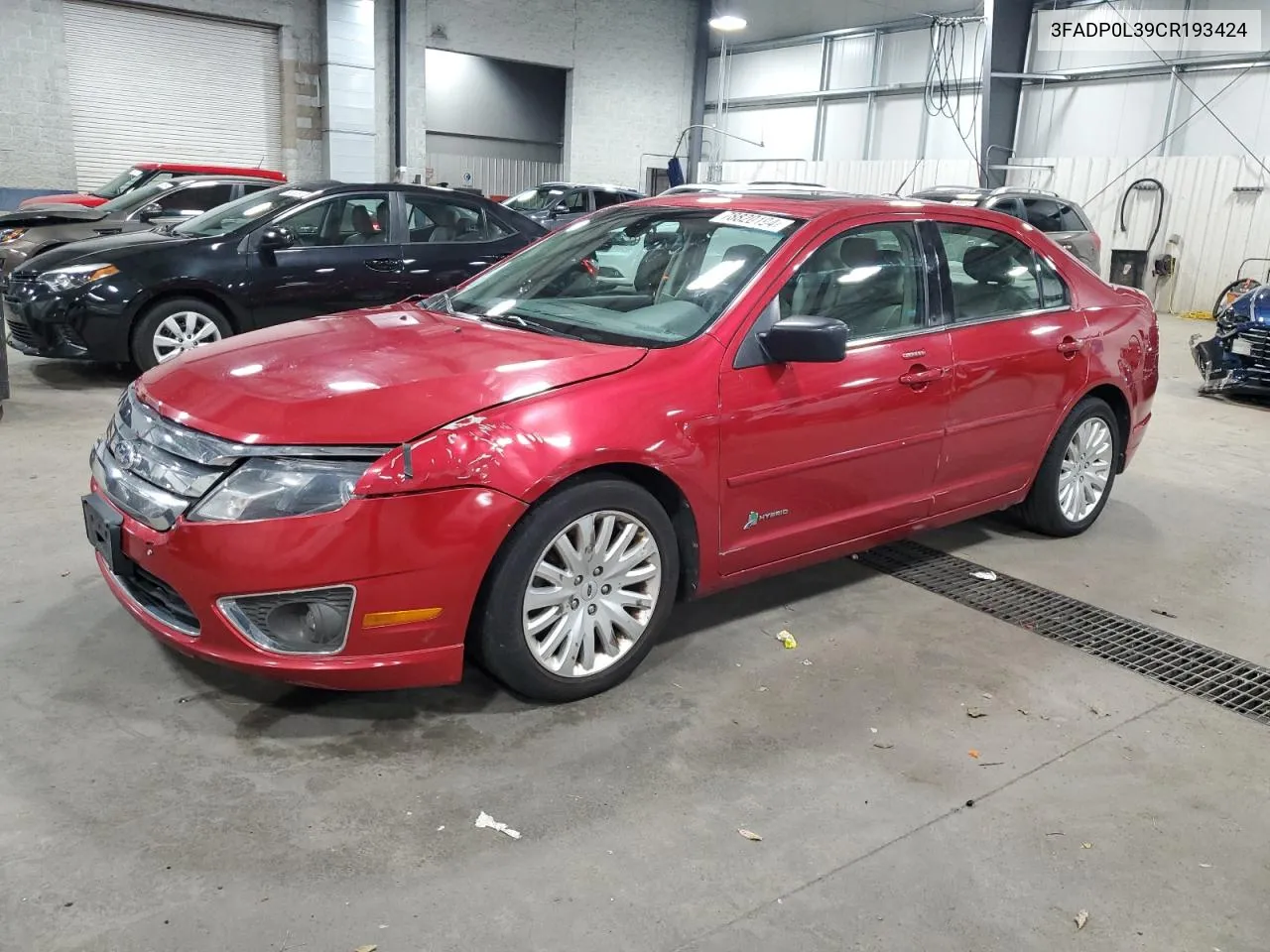 2012 Ford Fusion Hybrid VIN: 3FADP0L39CR193424 Lot: 78820194