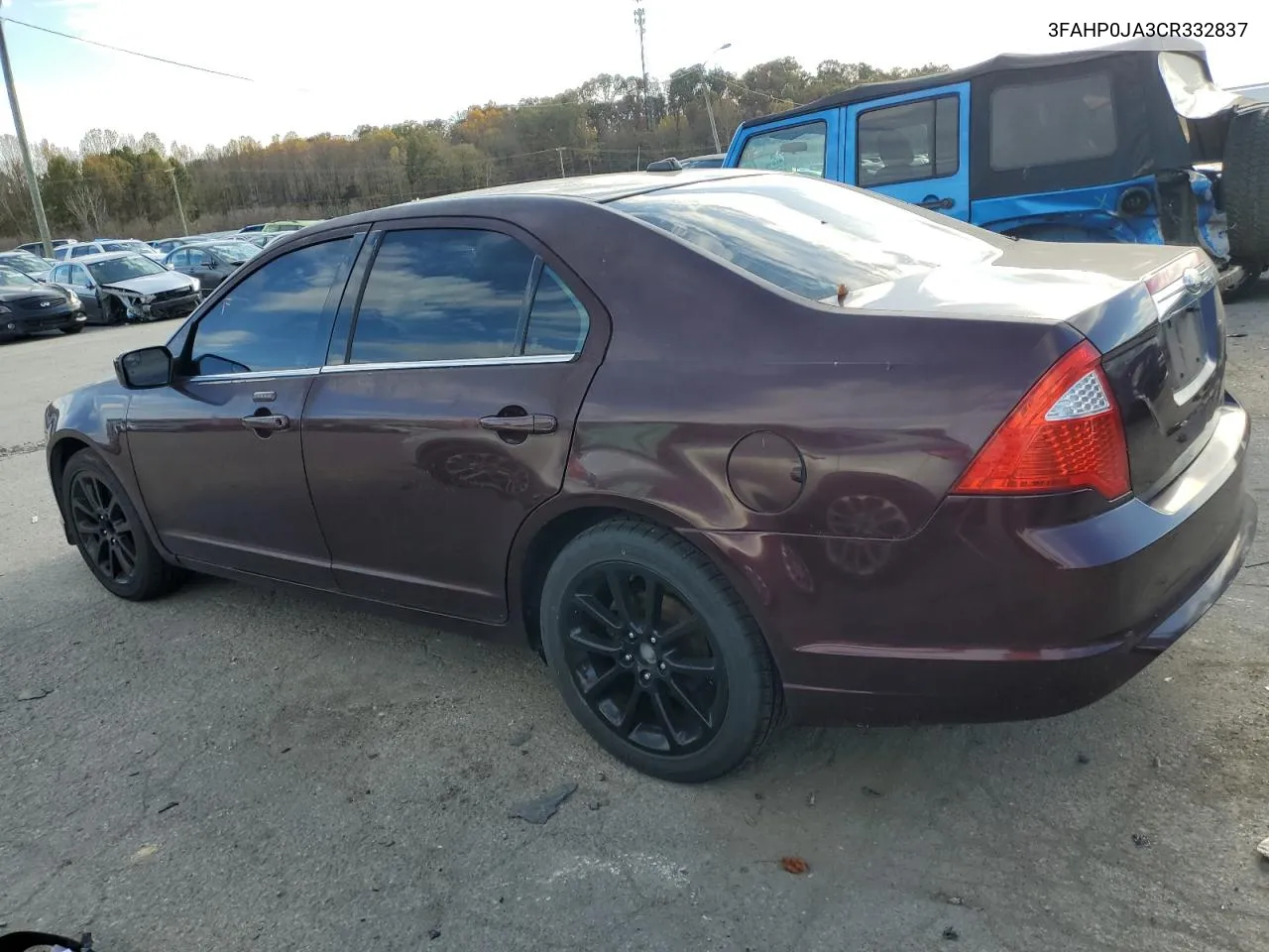 2012 Ford Fusion Sel VIN: 3FAHP0JA3CR332837 Lot: 78878674