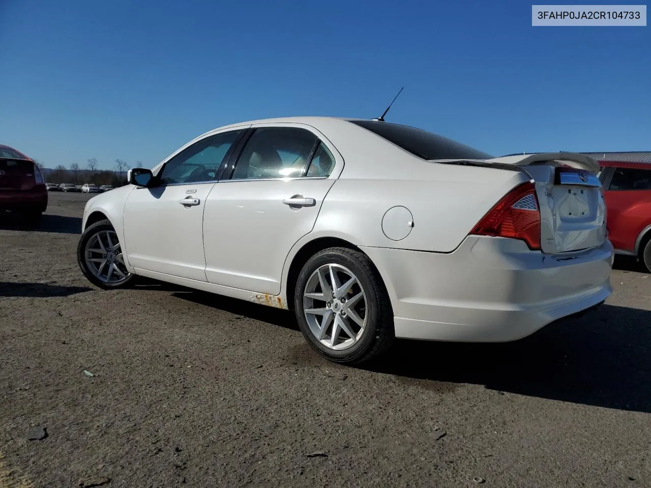 2012 Ford Fusion Sel VIN: 3FAHP0JA2CR104733 Lot: 78895384