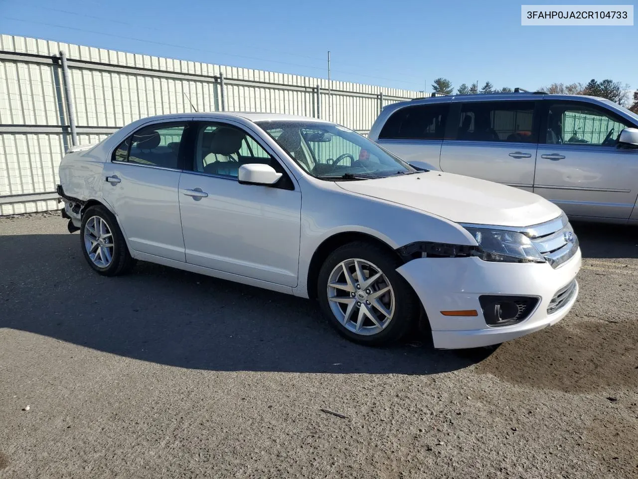 2012 Ford Fusion Sel VIN: 3FAHP0JA2CR104733 Lot: 78895384