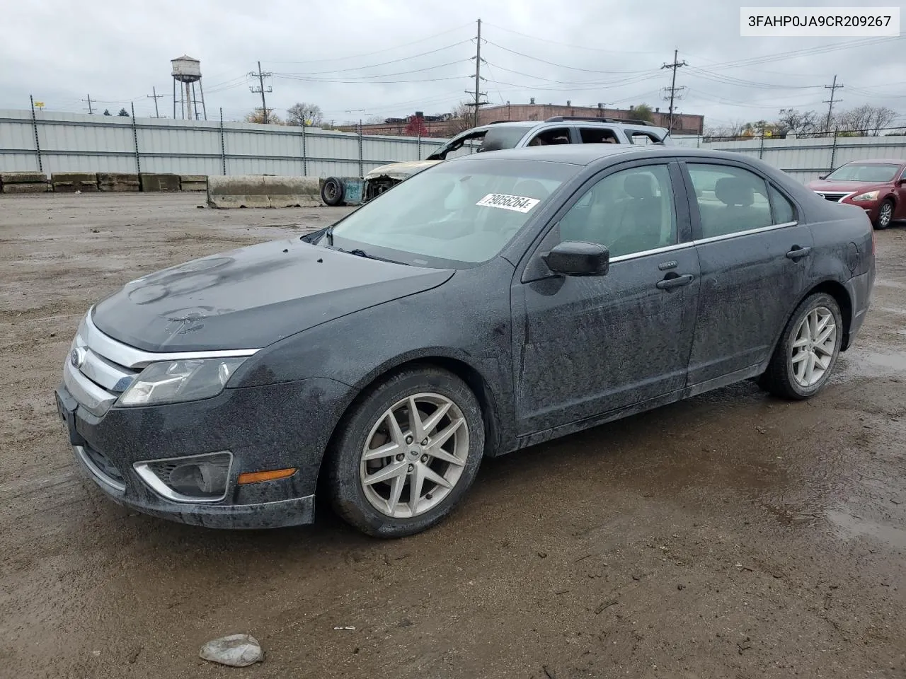 2012 Ford Fusion Sel VIN: 3FAHP0JA9CR209267 Lot: 79056264