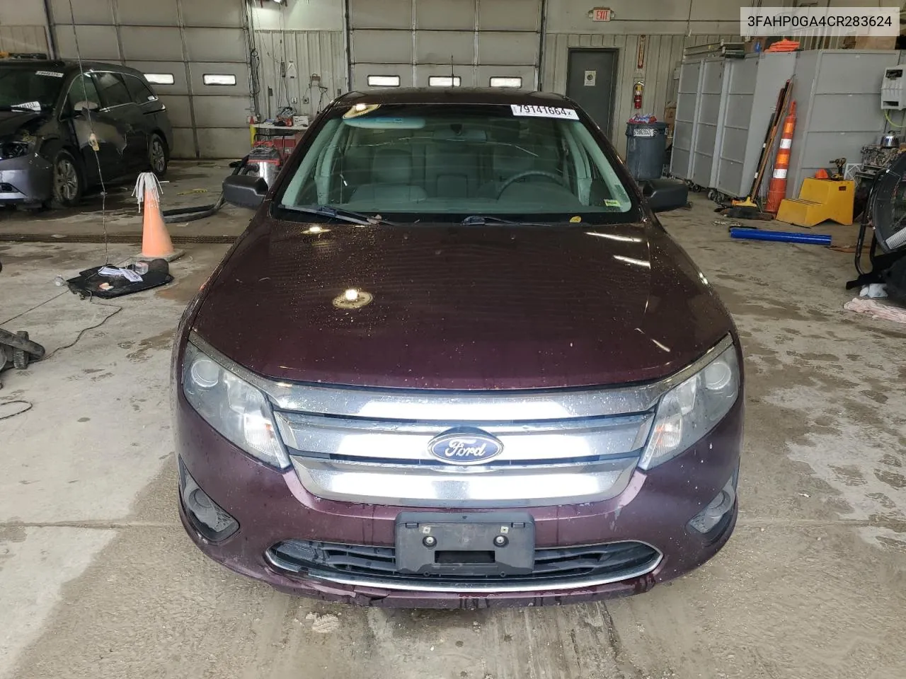 2012 Ford Fusion S VIN: 3FAHP0GA4CR283624 Lot: 79141664