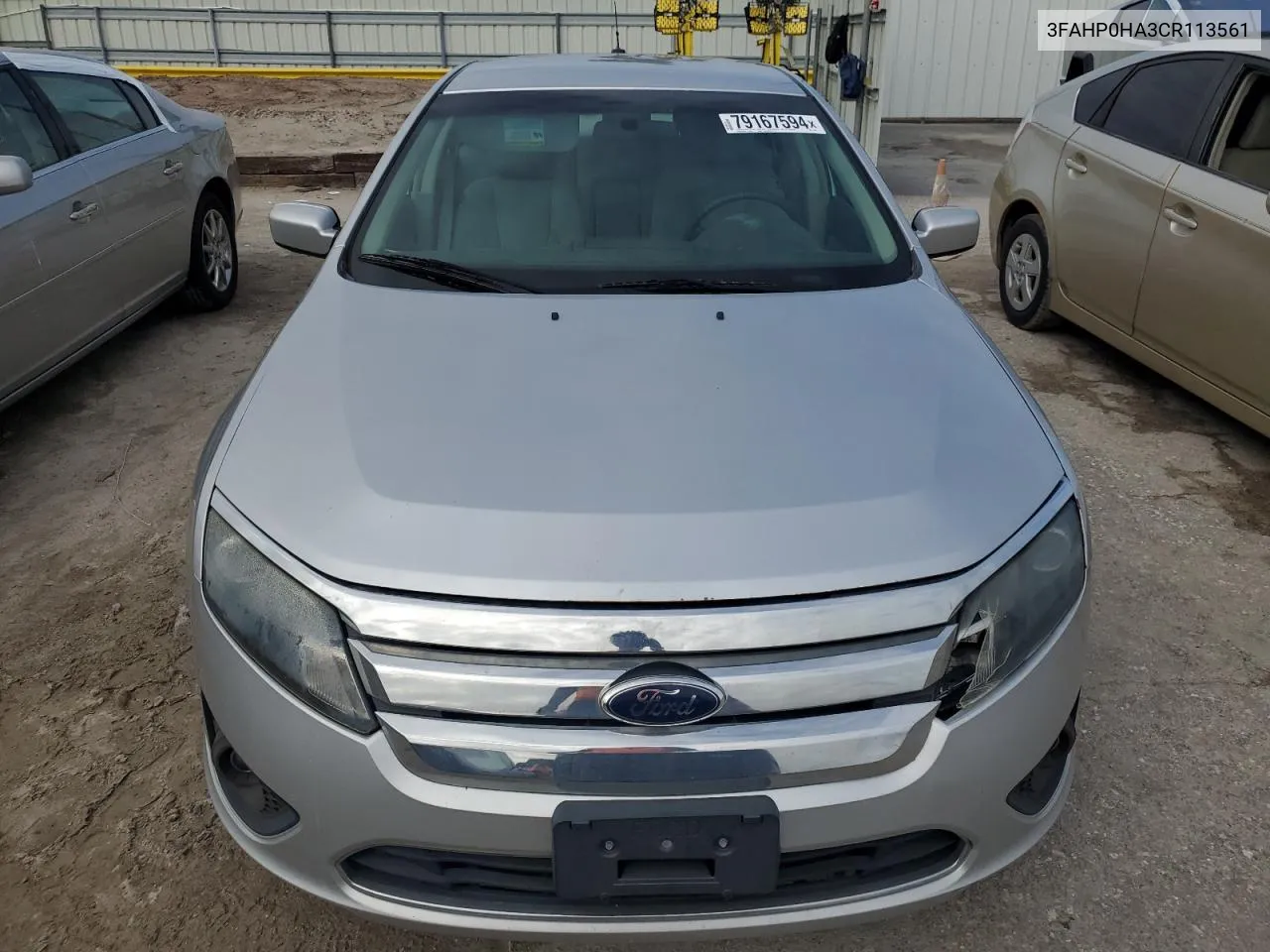 2012 Ford Fusion Se VIN: 3FAHP0HA3CR113561 Lot: 79167594