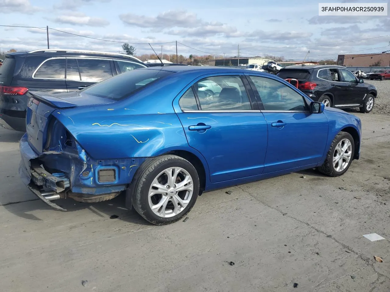 2012 Ford Fusion Se VIN: 3FAHP0HA9CR250939 Lot: 79254324