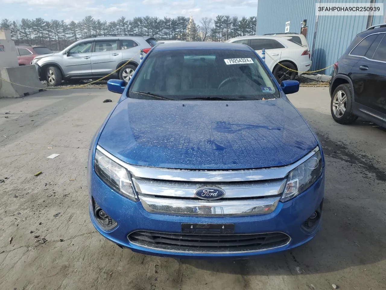 2012 Ford Fusion Se VIN: 3FAHP0HA9CR250939 Lot: 79254324