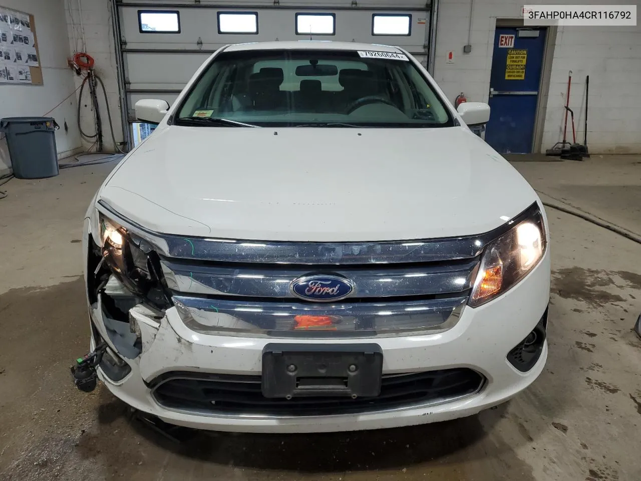 2012 Ford Fusion Se VIN: 3FAHP0HA4CR116792 Lot: 79260644