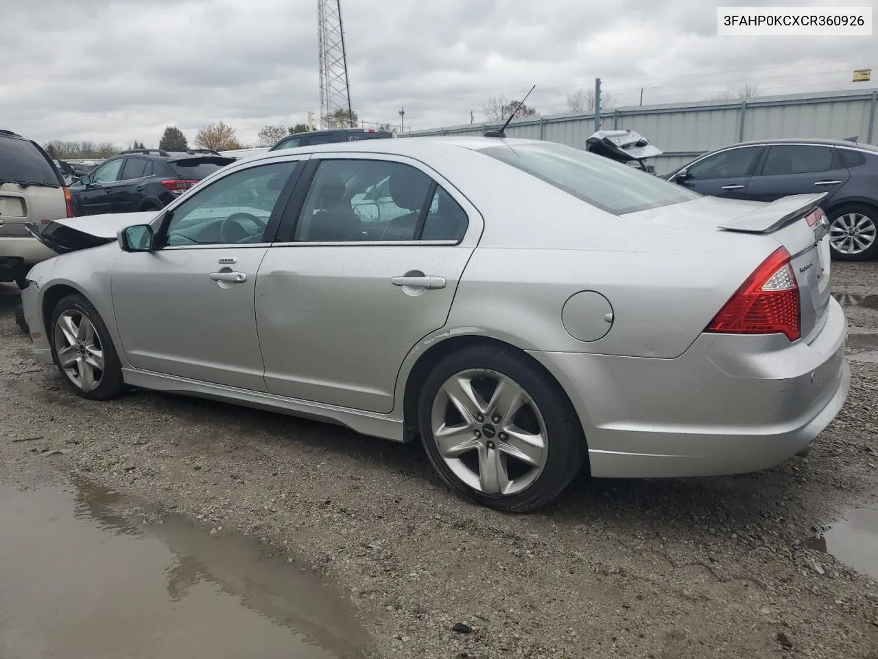 2012 Ford Fusion Sport VIN: 3FAHP0KCXCR360926 Lot: 79313924