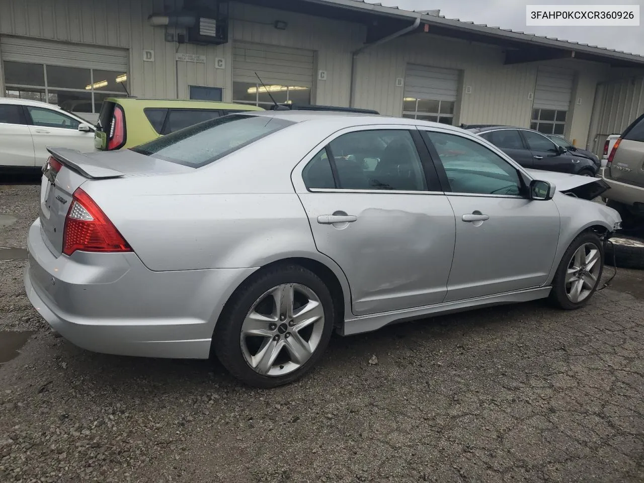 2012 Ford Fusion Sport VIN: 3FAHP0KCXCR360926 Lot: 79313924