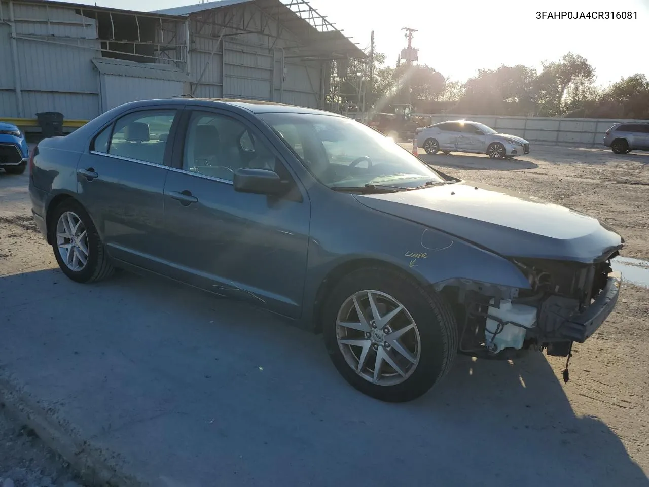 2012 Ford Fusion Sel VIN: 3FAHP0JA4CR316081 Lot: 79397034