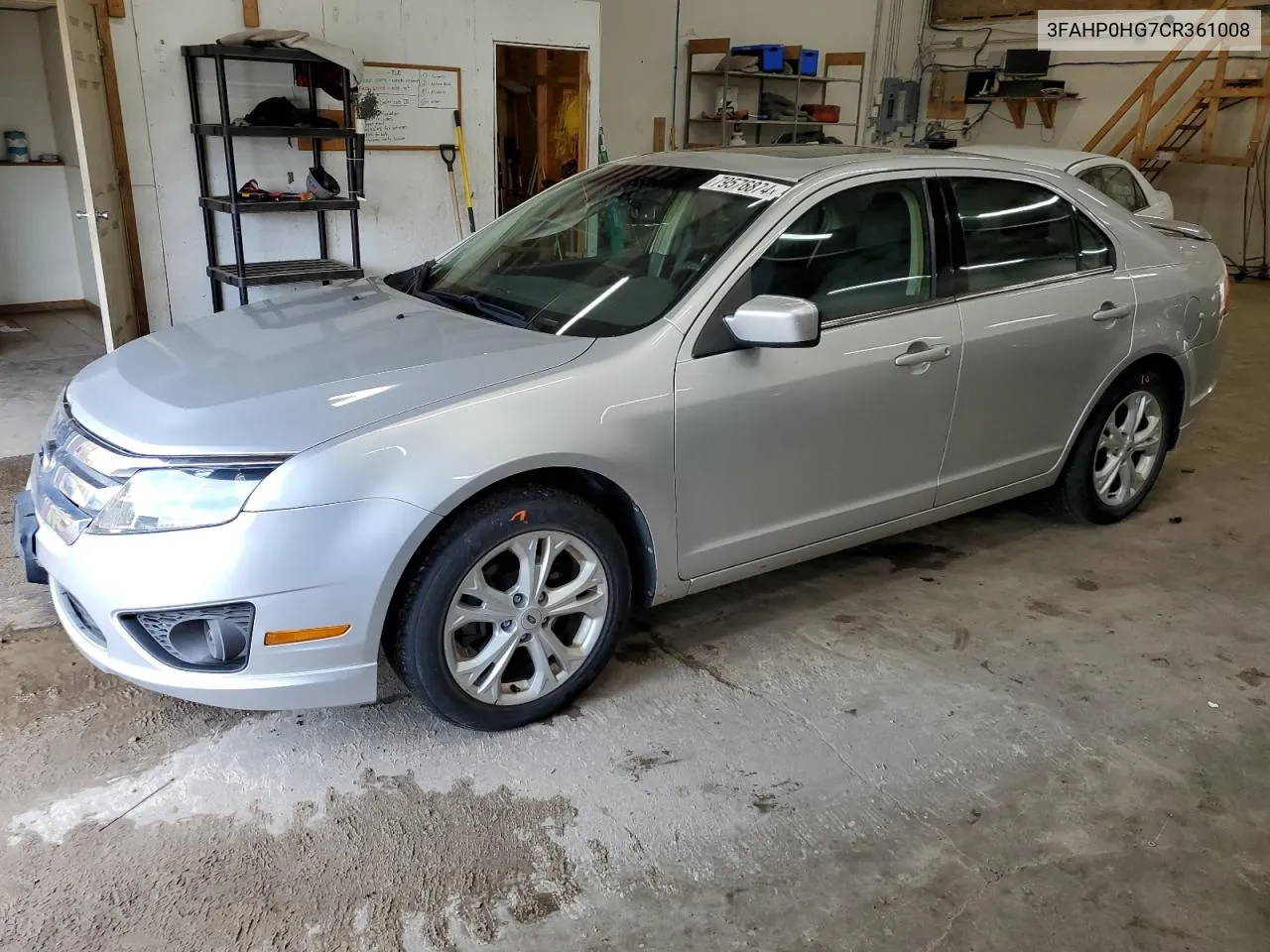 2012 Ford Fusion Se VIN: 3FAHP0HG7CR361008 Lot: 79576874