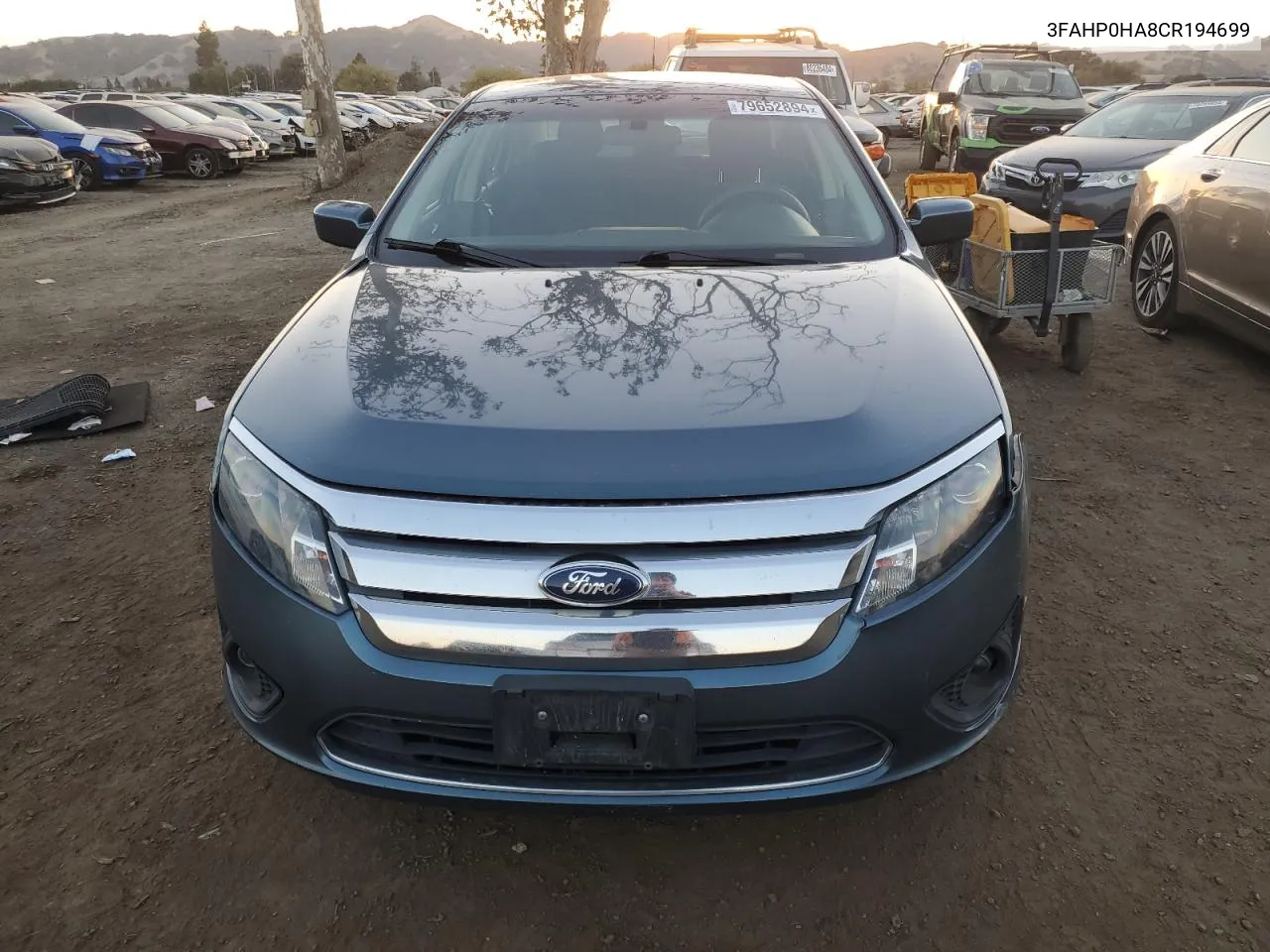 2012 Ford Fusion Se VIN: 3FAHP0HA8CR194699 Lot: 79652894