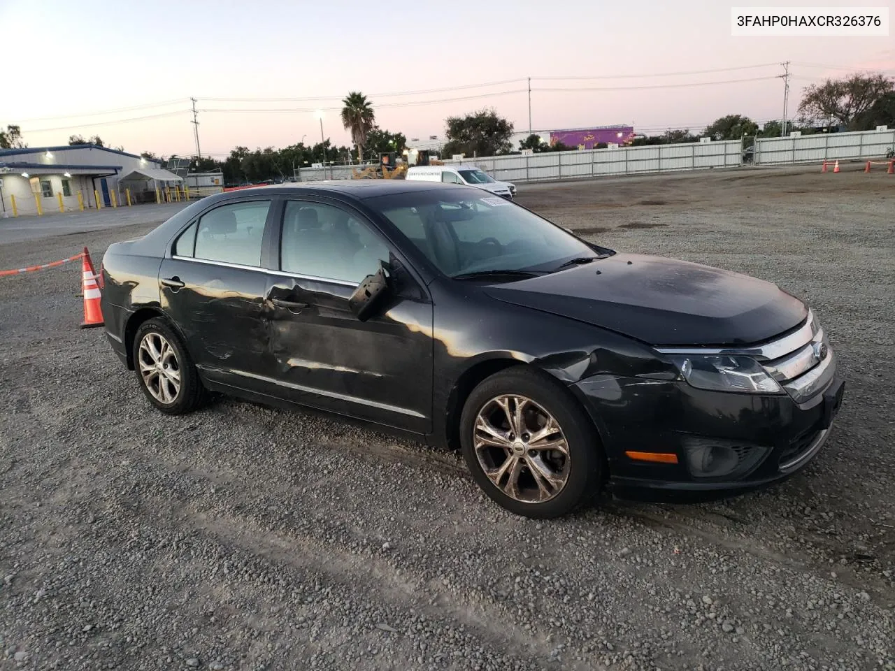 2012 Ford Fusion Se VIN: 3FAHP0HAXCR326376 Lot: 79709014