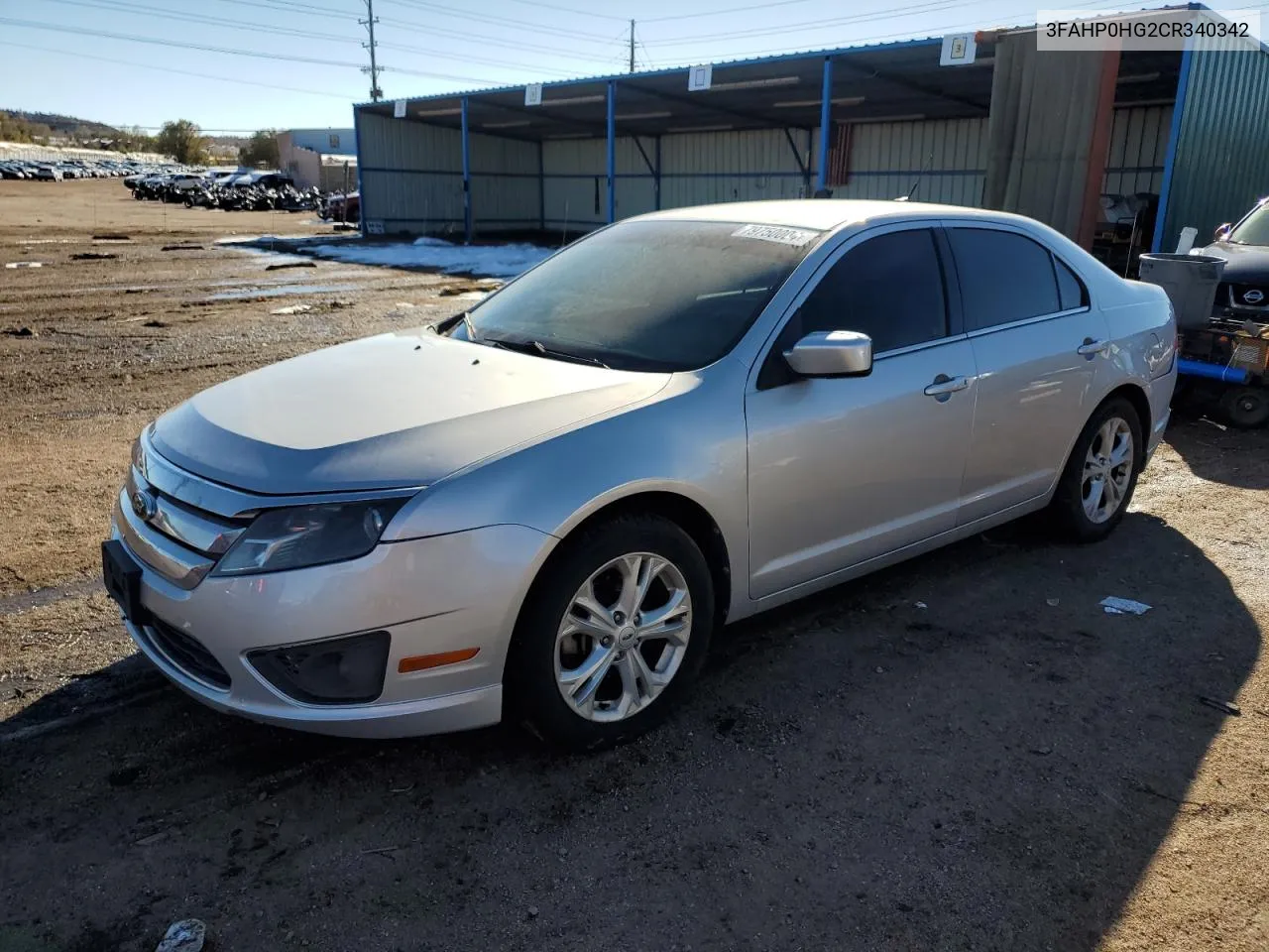 2012 Ford Fusion Se VIN: 3FAHP0HG2CR340342 Lot: 79750004