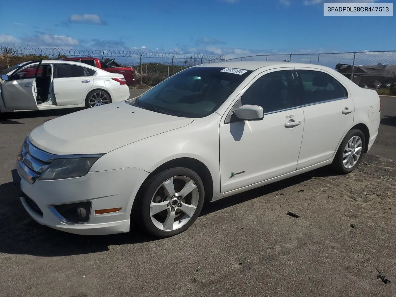 2012 Ford Fusion Hybrid VIN: 3FADP0L38CR447513 Lot: 79951184