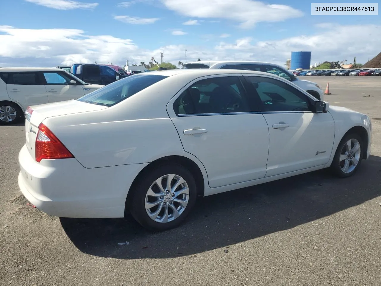 2012 Ford Fusion Hybrid VIN: 3FADP0L38CR447513 Lot: 79951184