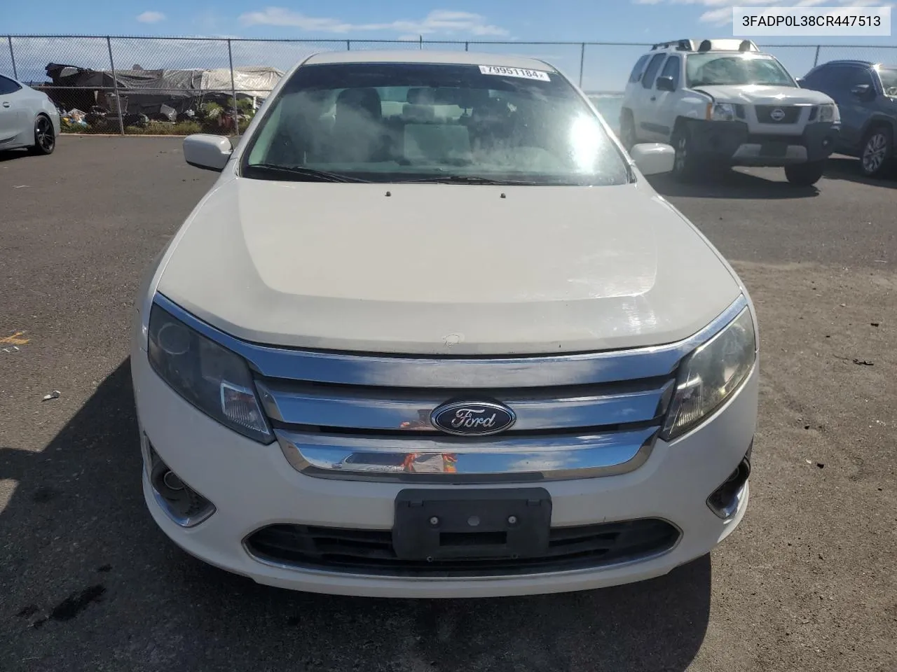 2012 Ford Fusion Hybrid VIN: 3FADP0L38CR447513 Lot: 79951184