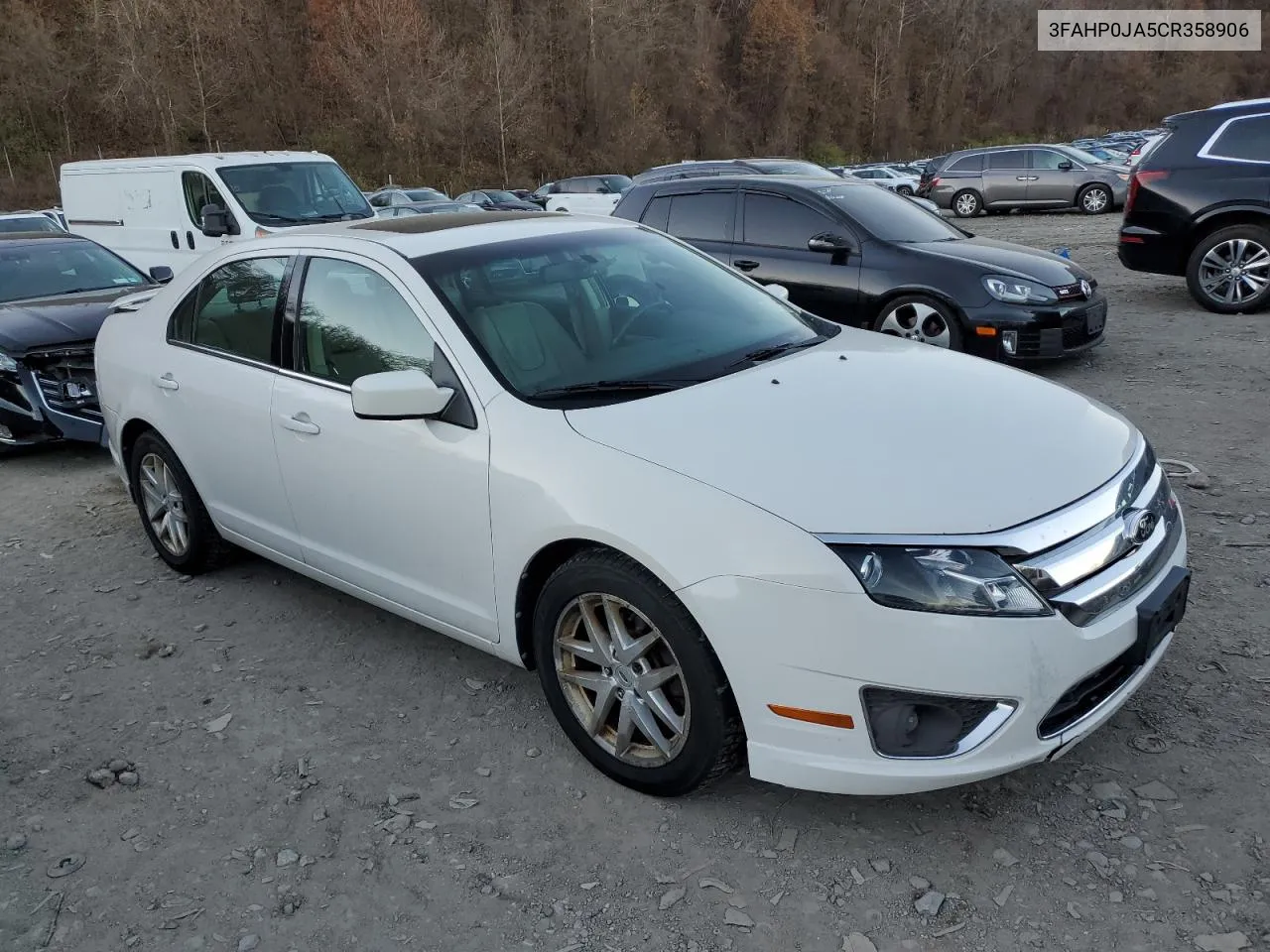 2012 Ford Fusion Sel VIN: 3FAHP0JA5CR358906 Lot: 80091814